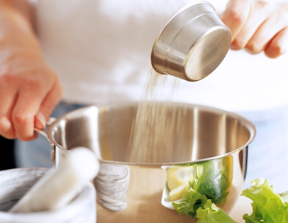 Woman adding dry ingredients to a stainless steel mixing bowl.

To replace this photo with one of your completed recipe, right-click the photo, click Change Picture, navigate to the location of your picture, select it, and then click Insert.